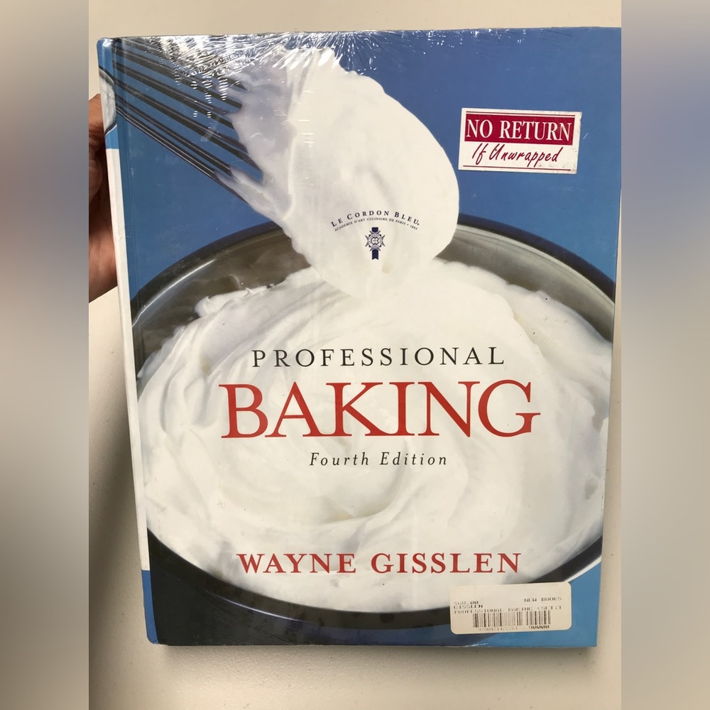 Professional Baking Fourth Edition Book by: Wayne Gisslen